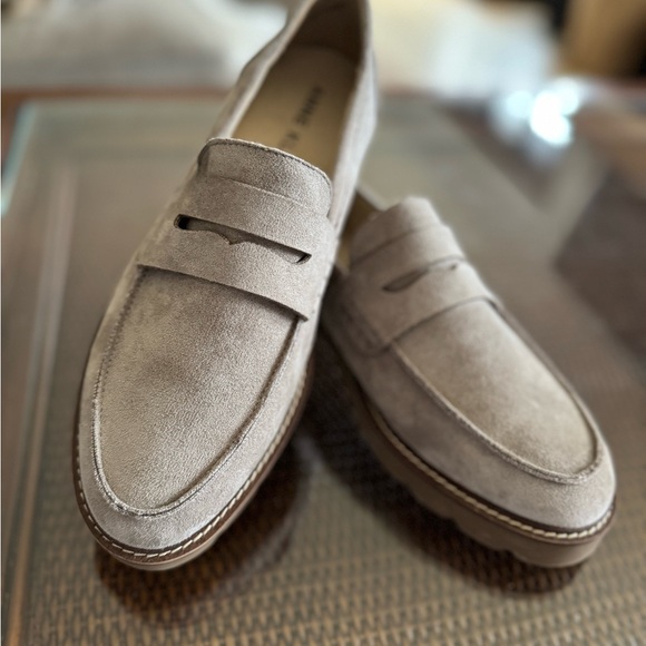 NEW NEVER WORN ANNE KLEINE Women’s Suede Loafers - Gray - Picture 2 of 4